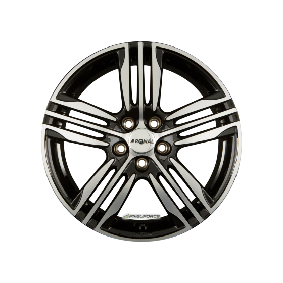 RONAL - R57 SCHWARZ-FRONTKOPIERT 7,5X18 LK:5/112 ET:51 ML:76