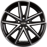 CMS-WHEELS - C30 DIAMANT SCHWARZ GLANZ 8X18 LK:5/108 ET:55 ML:63,4
