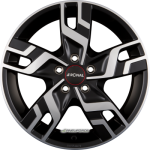 RONAL - R64 JETBLACK-MATT-FRONTKOPIERT 6,5X16 LK:5/120 ET:60 ML:65,06