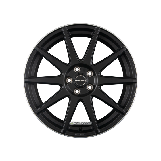 BORBET GTX Black Matt Rim Silver