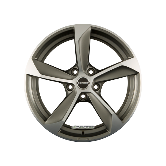 BORBET S Graphite Polished Matt