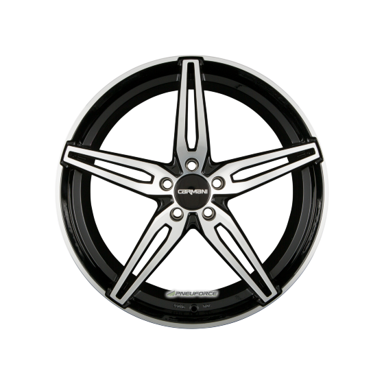 CARMANI - 15 OSKAR BLACK POLISH 6,5X16 LK:5/114,3 ET:40 ML:66,1