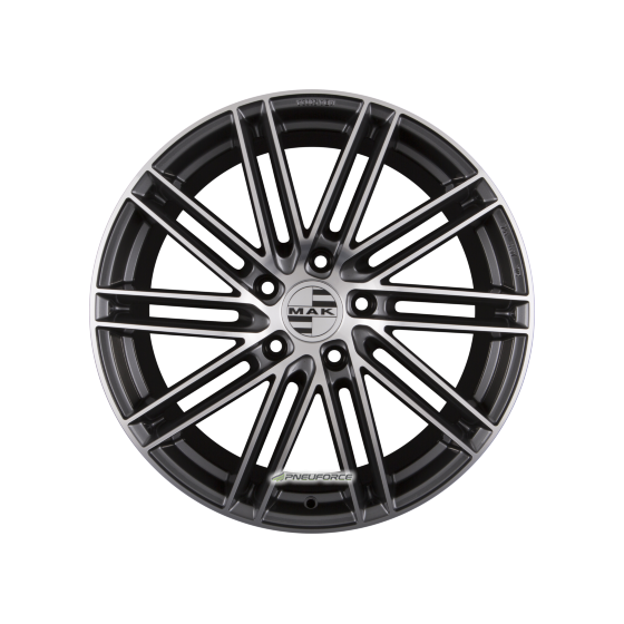 MAK LEIPZIG Gun Metal Mirror Face