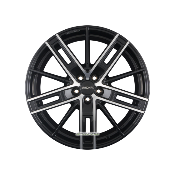 RONAL - R67 JETBLACK-FRONTKOPIERT 8,5X20 LK:5/112 ET:40 ML:76