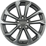 DEZENT - KS DARK GUNMETAL/POLISHED 7X17 LK:5/114,3 ET:43,5 ML:67,1