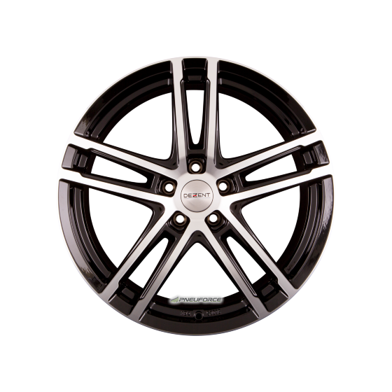 DEZENT - TZ DARK -FORD BLACK/POLISHED ECE 7,5X17 LK:5/108 ET:52,5 ML:63,4