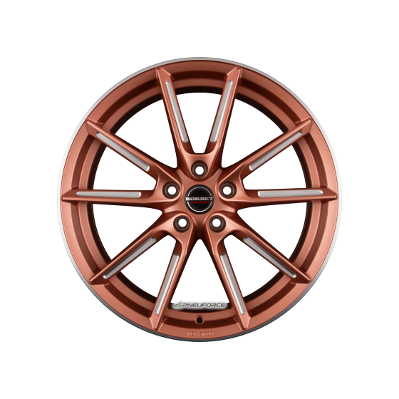 BORBET LX Copper Matt Spoke Rim Polished