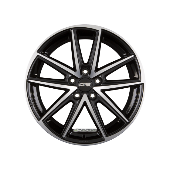 CMS-WHEELS - C30 DIAMANT SCHWARZ GLANZ 6,5X16 LK:5/114,3 ET:40 ML:67.2R