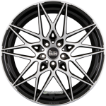 MAM WHEELS - B2 BLACK FRONT POLISH 8,5X19 LK:5/112 ET:30 ML:72,6