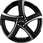 ALUTEC SHARK Racing-Schwarz Frontpoliert