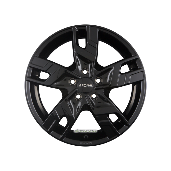 RONAL - R64 JETBLACK 7X17 LK:5/108 ET:46 ML:65.05+-0,0