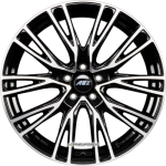 AEZ - SEATTLE DARK BLACK/POLISHED 10,5X22 LK:5/130 ET:47 ML:66,6