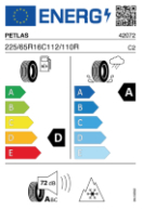 PETLAS - FULLGRIP PT935 8PR M+S 3PMSF (TL)