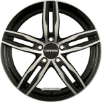 CARMANI - 14 PAUL BLACK POLISH 6,5X16 LK:5/108 ET:50 ML:63,4