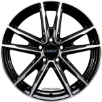 DEZENT - KF DARK BLACK/POLISHED 7X17 LK:5/112 ET:46 ML:57,1