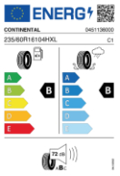 CONTI VAN200 235/60 R16 104H XL