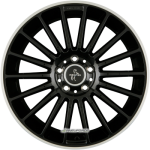 KESKIN WHEELS - KT15 BLACK LIP POLISH 8,5X20 LK:5/112 ET:42 ML:66,6