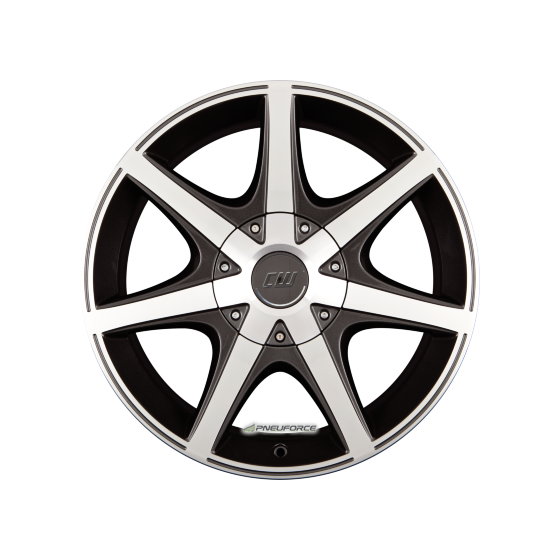 BORBET - CWE MISTRAL ANTHRACITE GLOSSY POLISHED 7X16 LK:5/114,3 ET:40 ML:71,6