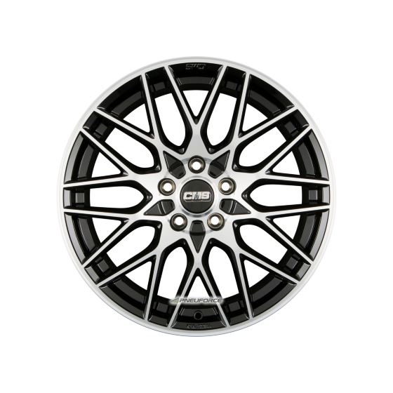 CMS-WHEELS - C25 DIAMANT SCHWARZ GLANZ 8X19 LK:5/108 ET:50 ML:63,4