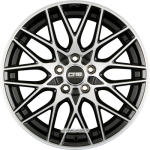 CMS-WHEELS - C25 DIAMANT SCHWARZ GLANZ 8X19 LK:5/108 ET:50 ML:63,4