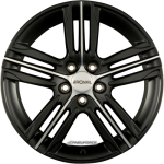RONAL - R57 MATTSCHWARZ-FRONTKOPIERT 7,5X18 LK:5/112 ET:35 ML:76