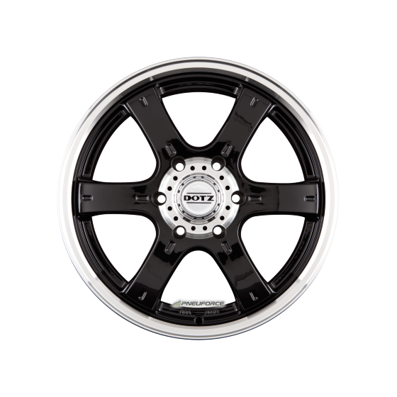 DOTZ CRUNCH Matt BLack / Polished Lip