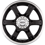 DOTZ CRUNCH Matt BLack / Polished Lip