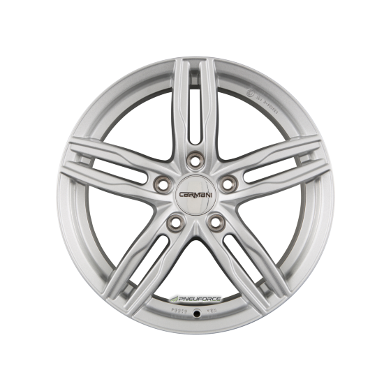 CARMANI - 14 PAUL KRISTALL SILBER 6,5X16 LK:5/114,3 ET:38 ML:72,6