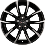 AUTEC - ASTANA SCHWARZ POLIERT 8X19 LK:5/112 ET:50 ML:57,1