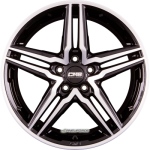 CMS-WHEELS - C29 DIAMANT SCHWARZ GLANZ 8,5X20 LK:5/114,3 ET:35 ML:64,1