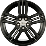 RONAL - R57 MATTSCHWARZ-FRONTKOPIERT 7,5X18 LK:5/112 ET:51 ML:76