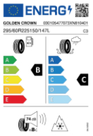GOLDEN CROWN AS121 295/60 R22.5 150/147L