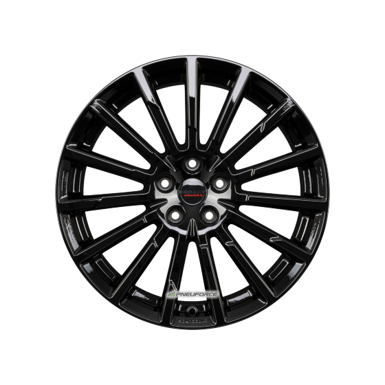 BORBET - BX15 BLACK GLOSSY 8X19 LK:5/114,3 ET:43 ML:72,5