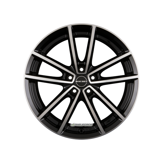 BORBET W Black Polished Glossy