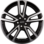 ALUTEC - TORMENTA DIAMANT-SCHWARZ FRONTPOLIERT 7X17 LK:5/100 ET:51 ML:57,1
