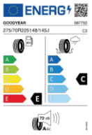 GOODYEAR MCD-TR 275/70R225 148/145J