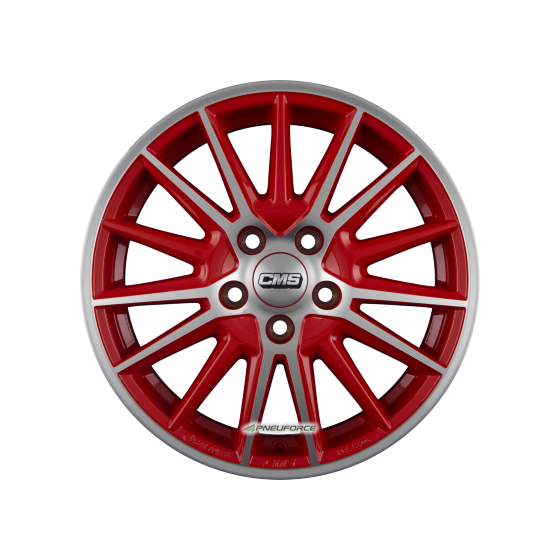 CMS-WHEELS - C23 DIAMANT ROT GLANZ 6,5X16 LK:4/108 ET:47,5 ML:63,4