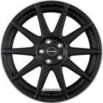 BORBET - GTX BLACK MATT RIM SILVER 8X19 LK:5/114,3 ET:50 ML:72,5