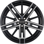 RONAL - R67 JETBLACK-FRONTKOPIERT 8X18 LK:5/112 ET:45 ML:76