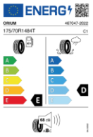 ORIUM 601 175/70 R14 84 T