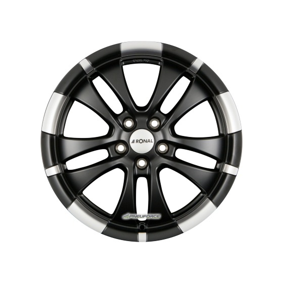 RONAL - R59 JETBLACK-MATT-HORNKOPIERT 7,5X18 LK:5/114,3 ET:40 ML:82
