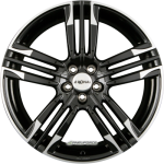 RONAL - R58 SCHWARZ-HORNKOPIERT 10X22 LK:5/130 ET:50 ML:71,58
