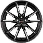 BORBET LX Black Matt Spoke Rim Polished