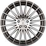 AXXION - AX5 DAYTONA GRAU HOCHGLANZPOLIERT 9X20 LK:5/112 ET:20 ML:66,6