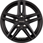 RONAL - R65 JETBLACK-MATT 6,5X16 LK:4/100 ET:45 ML:68