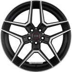 MOMO - RF06 BLACK MATT POLISH 9,5X20 LK:5/120 ET:40 ML:72,6