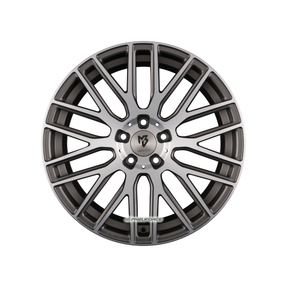 MB-DESIGN KV4 Mattgrau Poliert