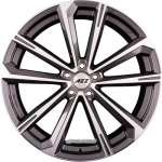 AEZ ARUBA DARK - Gunmetal Glänzend Frontpoliert