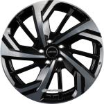 AUTEC - RIXON SCHWARZ POLIERT 8,5X19 LK:5/112 ET:42 ML:57,1