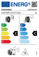 EVERGREE EAR30 215/75R175 128/126M